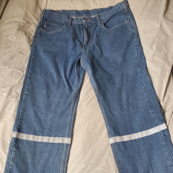 Carhartt Other - Mens Carhartt High Vis/Reflective Work Jeans Size 38